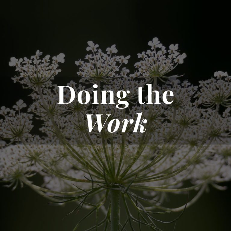 doing the work to heal